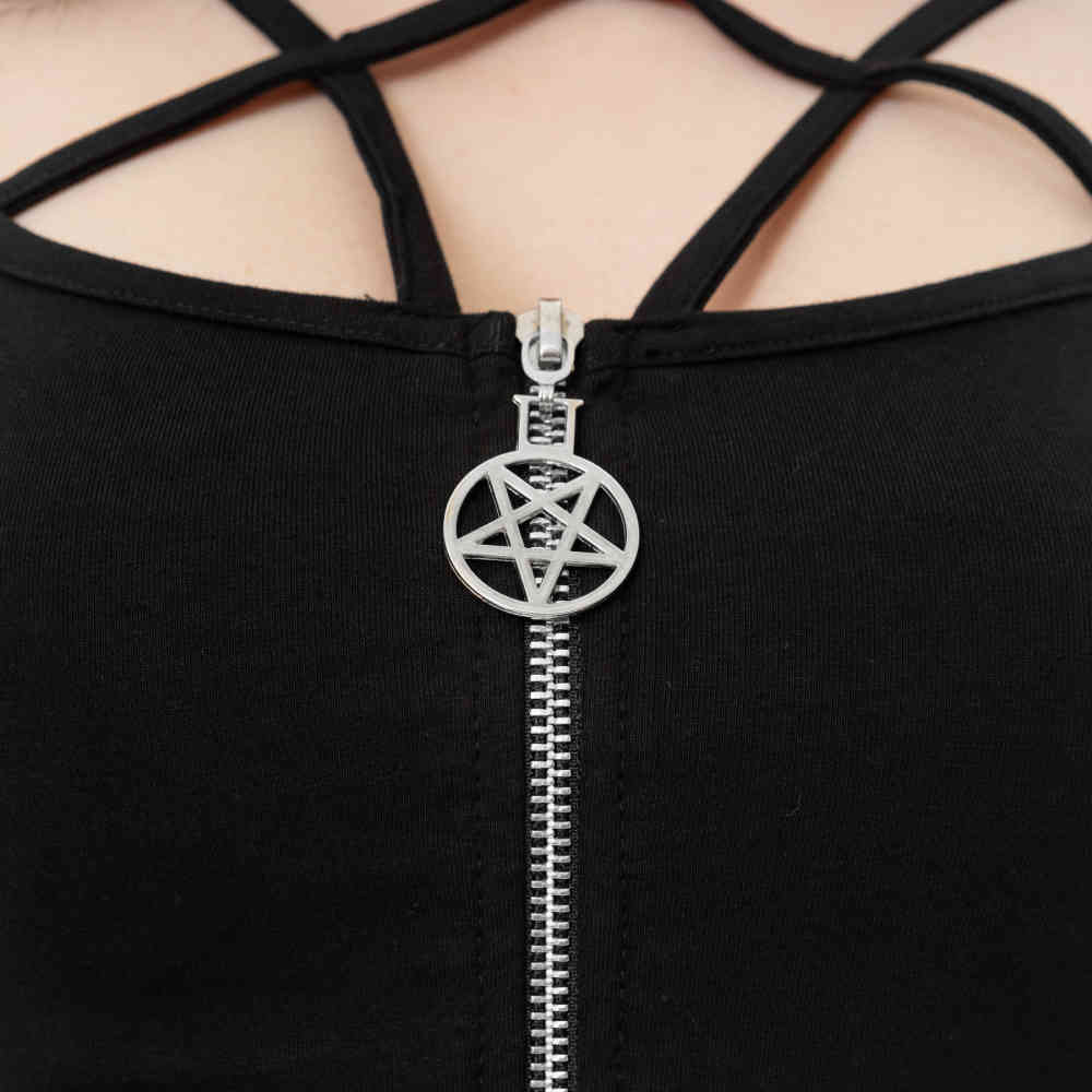 Poizen Industries - Eclipse Longsleeve top - Zwart